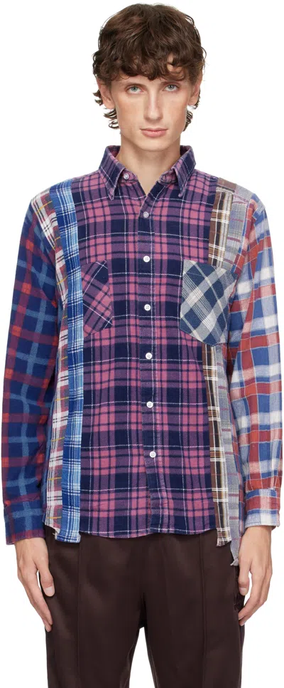 Needles Multicolor 7 Cuts Flannel Shirt In Assorted