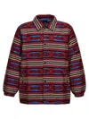 Needles Jacket Striped Pattern Side Pockets In Multicolor