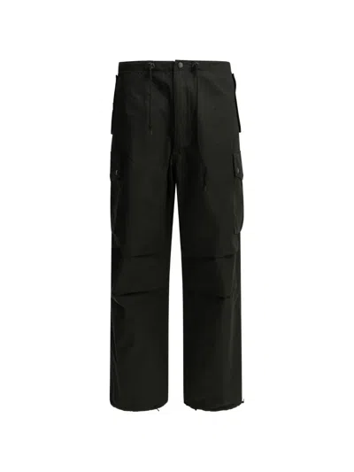 Needles Field Cargo Shorts Button Detail Pockets In Black