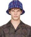 Needles Navy Arrow Bucket Hat In Arrow