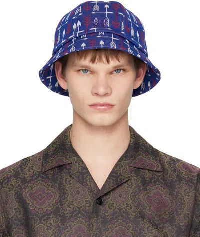 Needles Navy Arrow Bucket Hat
