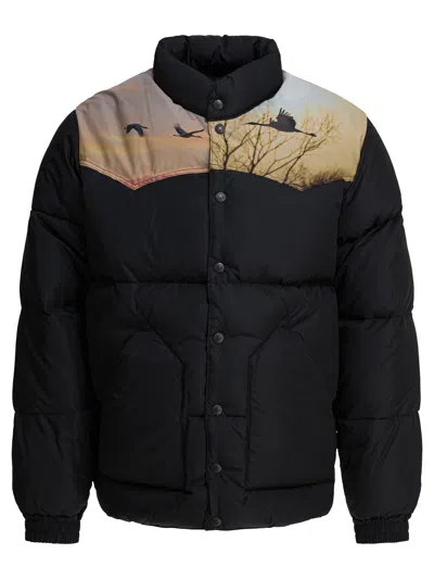 Needles X Rocky Mountain Featherbed Down Jacket In Black