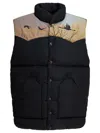 Needles Printed Down Vest In Black