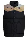 Needles Printed Down Vest In Black
