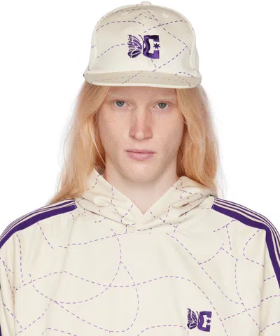 NEEDLES OFF-WHITE DC EDITION BASEBALL CAP
