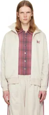 Needles Off-white Poly Smooth Track Jacket In Neutral