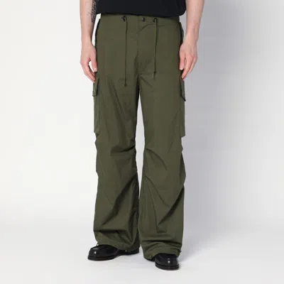 NEEDLES OLIVE GREEN FILED PANTS