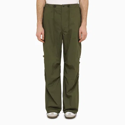 Needles Olive Green Filed Pants