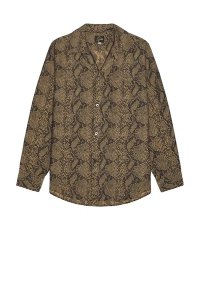 Needles One-up Shirt In Brown