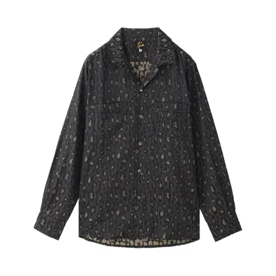 Pre-owned Needles One-up Shirt 'leopard' | Multi-color | Men's Size L