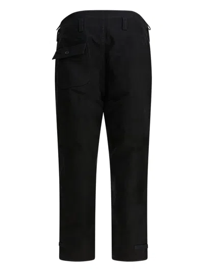 Needles Over Back-pocket Trousers In Black