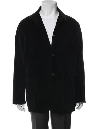 Pre-owned Needles Overcoat In Black