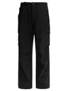 Needles Oversized Cargo Trousers With Adjustable Hem In Black