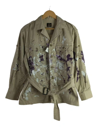 Pre-owned Needles Painter Military Jacket In Beige