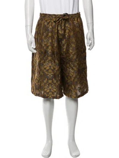 Pre-owned Needles Paisley Print Shorts In Multicolor