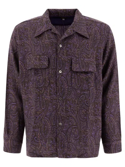 NEEDLES NEEDLES PAISLEY WOOL SHIRT