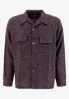 Needles Paisley Wool Shirt In Purple