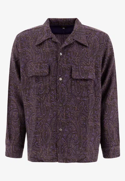NEEDLES PAISLEY WOOL SHIRT