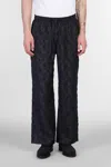 Needles Pants In Black Polyamide Polyester