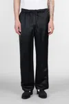 Needles Pants In Black Acetate In Black