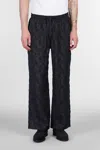 Needles Pants In Black Polyamide Polyester