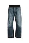 Needles Cotton Trousers In Blue