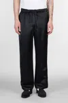 Needles Pants In Black Acetate In Black