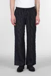 NEEDLES PANTS IN BLACK POLYAMIDE POLYESTER