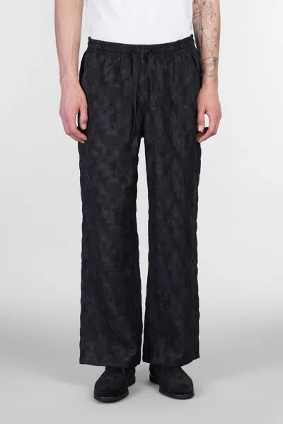 NEEDLES PANTS IN BLACK POLYAMIDE POLYESTER
