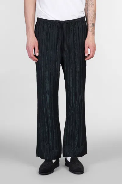 Needles Pants In Green Rayon In Blue
