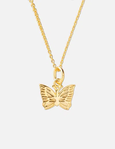 Needles Papillon Pendant - Gold Plate