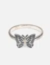 Needles Papillon Ring - 925 Silver In Metallic