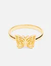 Needles Papillon Ring - Gold Plate In Gold