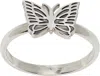 Needles Papillon Ring In Silver