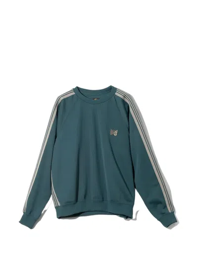 Needles Papillon Side-stripe Sweater In Blue