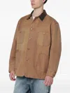 Needles Patch-pocket Shirt Jacket In Brown