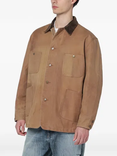 NEEDLES PATCH-POCKET SHIRT JACKET