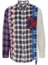 Needles Patchwork-design Shirt In Black