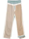 Needles Patchwork Design Straight-leg Trousers In Neutrals