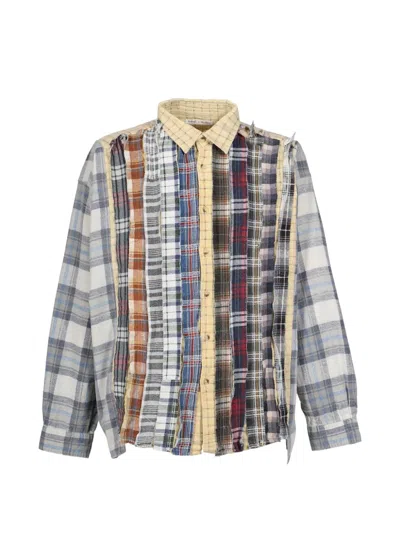 Needles Patchwork Fannel Shirt In Multi
