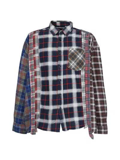Needles Patchwork Flannel Shirt In Multi