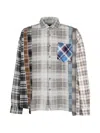 PATCHWORK FLANNEL SHIRT