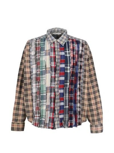 Needles Patchwork Ribbon Shirt In Multi