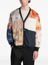 Needles Patchwork V-neck Shirt Jacket In Multi