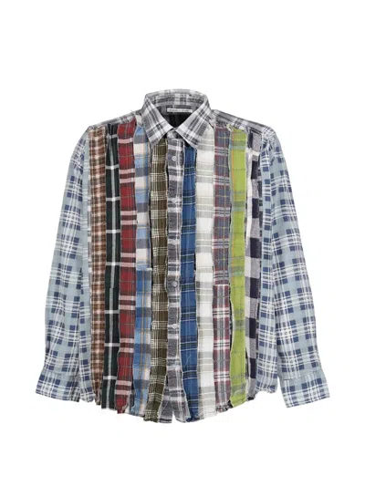 Needles Patchwork-design Flannel Shirt In Multi