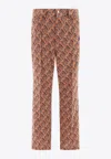 Needles Flared Pants With Pockets And Loops In Orange