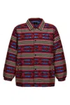 Needles Jacket Striped Pattern Side Pockets