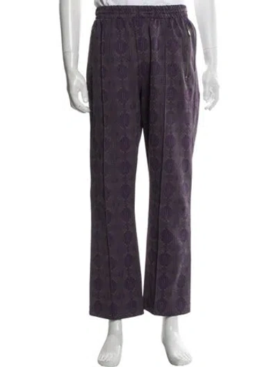 Pre-owned Needles Patterned Lounge Bottoms In Purple