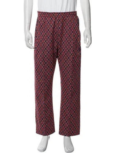 Pre-owned Needles Patterned Pants In Red