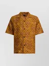 Needles Patterned Short Sleeve Lightweight Shirt